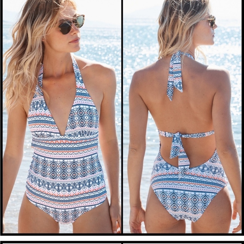 EUC OndadeMar Nogal One Piece Swimsuit Large